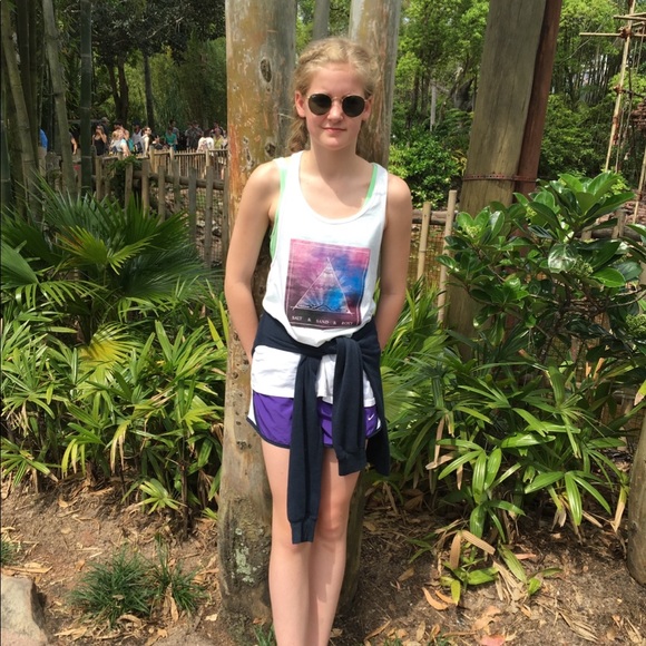 Roxy “Salt & Sand & Roxy” Graphic Sway Tank Top XS - Picture 2 of 8